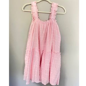 baby pink baby doll dress